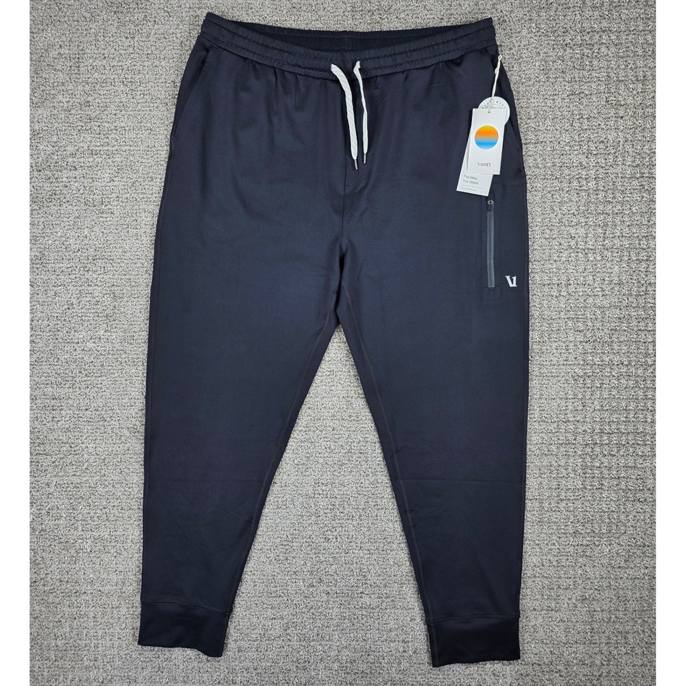 Vuori Navy Black Drawstring Joggers